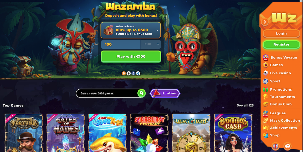 wazamba casino